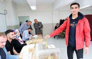 Erzurum’da ilk oylar kullanıldı