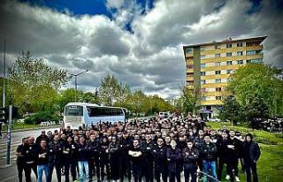 Eskişehirspor taraftarları, 300 kişiyle deplasman...