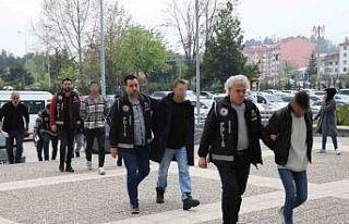 Esnaftan haraç aldığı iddiasıyla adliyeye sevk...