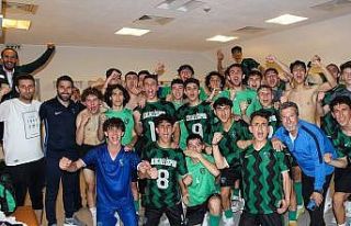 Final maçı öncesi Kocaelispor’un U17 takımından...