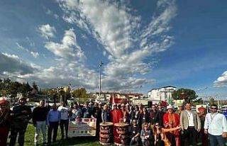 Gediz’de Avrupalı misafirlere mehterli tanıtım