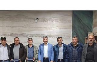 Gediz’de emekliye ayrılan belediye personeline...