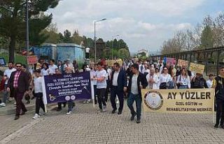 Gediz’de engelsiz çocuklar doyasıya eğlendi