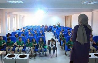 Geleceğin sahiplerine sıfır atık bilinci aşılandı