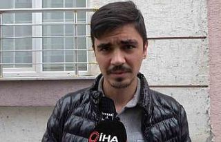 Gezmeye gittiler anayola inen ayının saldırısına...