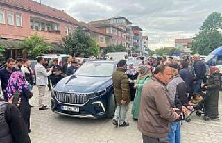 Gökçebey’de Togg ile fotoğraf çektirebilmek...