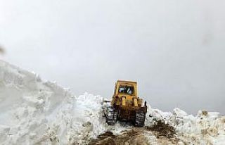 Gümüşhane’de Mayıs ayı ile birlikte karla mücadele...