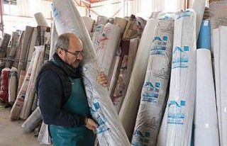 Halı temizliğinde deprem yoğunluğu