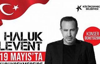 Haluk Levent 19 Mayıs’ta Küçükçekmece’de