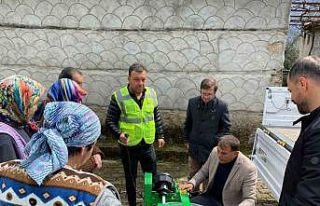 Hamur yoğurma makinesi desteği yüz güldürüyor