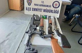 Hatay’da 4 adet ruhsatsız tüfek ele geçirildi
