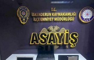 Hatay’da bilgisayar hırsızı tutuklandı