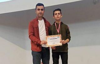 Hisarcık Karbasan Ortaokulu öğrencisi Mangala oyununda...