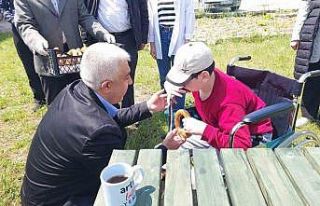 Hisarcıklı engelli küçük Mehmet’ten Erdoğan’a...