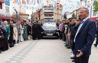Hisarcık’ta Togg’a yoğun ilgi