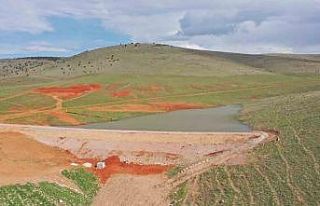 Hüyük’te HİS göleti yağışlarla suyla doldu