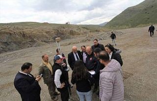 İçme suyu sertlik giderme tesisinin yapımı devam...