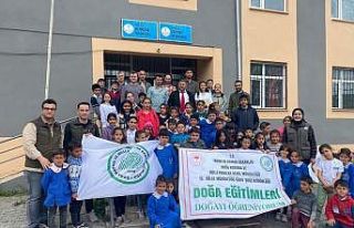 Iğdır’da öğrencilere doğa eğitimi