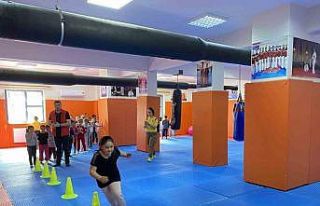 İlkokul öğrencileri gençlik merkezini çok sevdi