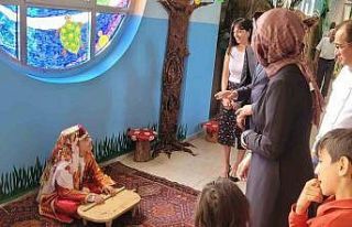 İlkokul öğrencilerinden ‘geri dönüşüm’...