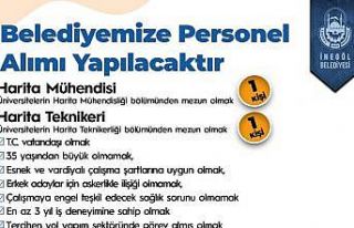 İnegöl Belediyesi, eleman alınıma çıkıyor