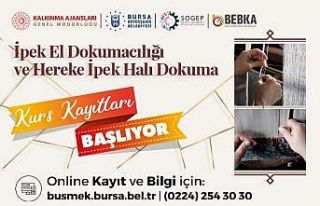 İpek halı ve kumaş el dokuma kursları başlıyor