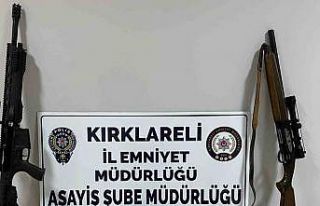 İş yerinden cephanelik çıktı