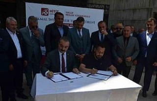 İskilip MYO yeni hizmet binasının yer teslimi yapıldı