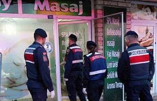 Jandarmadan Muğla ve Denizli’de masaj salonlarına...