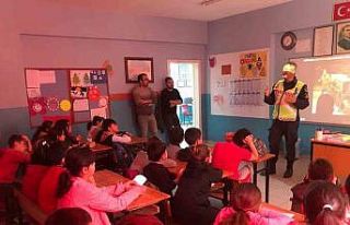 Jandarmadan trafik eğitimi