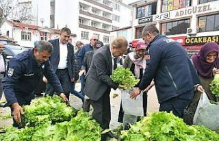 Jeotermal seranın ilk ürünleri Haymanalılara