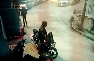 Kağıthane’de soğuk kanlı motosiklet hırsızları...