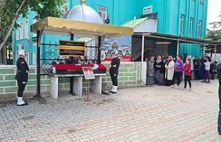 Kansere yenik düşen Kıbrıs gazisi son yolculuğuna...