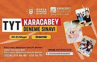 Karacabey’de gerçeğe yakın TYT provası