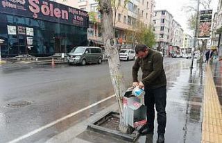 Kars Belediyesi 130 noktada sokak köpeklerinin beslenmesini...