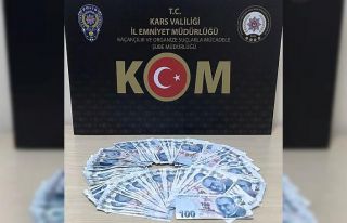 Kars’ta sahte para ele geçirildi