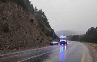 Kastamonu’da trafik kazası: 1 yaralı