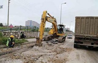 Kavak’ta kanalizasyon sorunu çözüldü