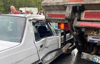 Kavak’ta trafik kazası: 1 yaralı