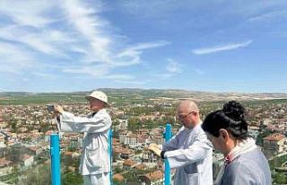 Kayabaşı Cam Seyir Terası’nın ilk misafirleri...