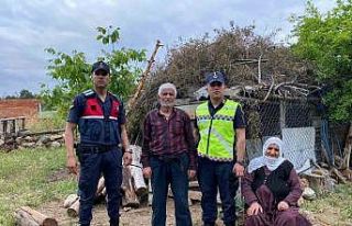 Kaybolan küçükbaş hayvanları jandarma buldu
