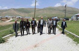 Kaymakam Aydın, kırsal mahallelerdeki çalışmaları...