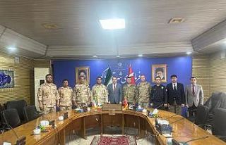 Kaymakam Türker sınır güvenlik toplantısına...