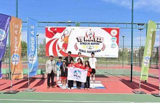 Kayseri’de 19 Mayıs GençlikKupası Tenis turnuvası...