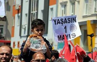 Kayseri’de 1 Mayıs coşkusu