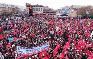 Kılıçdaroğlu, Erzincan’da miting yaptı