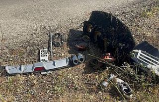 Kilis’te aşırı hız kaza getirdi: 2 yaralı