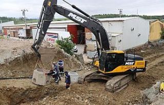 Kirazlı Sanayi Sitesi’nin kanalizasyon hattı yenileniyor