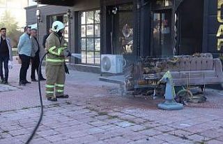 Kırıkkale’de kuaför dükkanında yangın