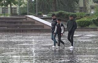 Kırıkkale’de sağanak yağış etkili oldu